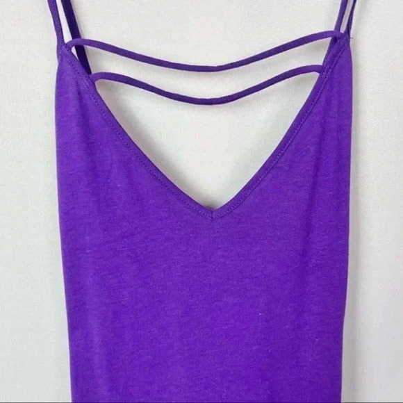 Fabletics Purple Strappy Joel Jersey Tank Top S - Picture 5 of 6